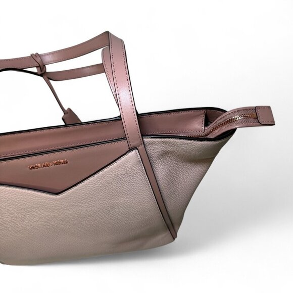 Michael Kors Whitney Large Leather Tote Bag - Light Pink/Rose Gold NWT - Picture 4 of 16